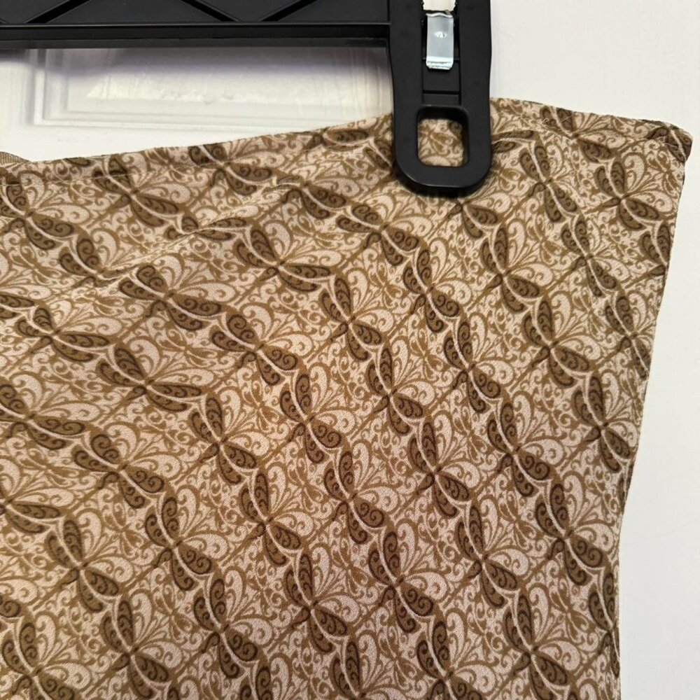 Dragonfly Design Silk Skirt